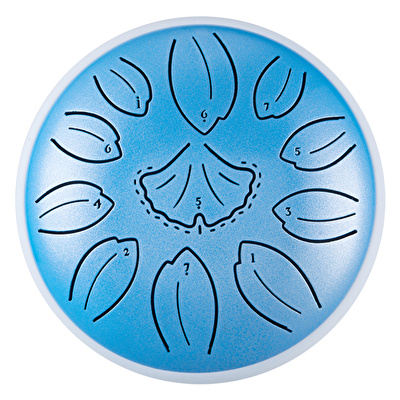 HLURU TWY11-6 SKYBLUE - Golden Ginkgobiloba Series 11 Notalı 6" Sky Blue Tongue Drum